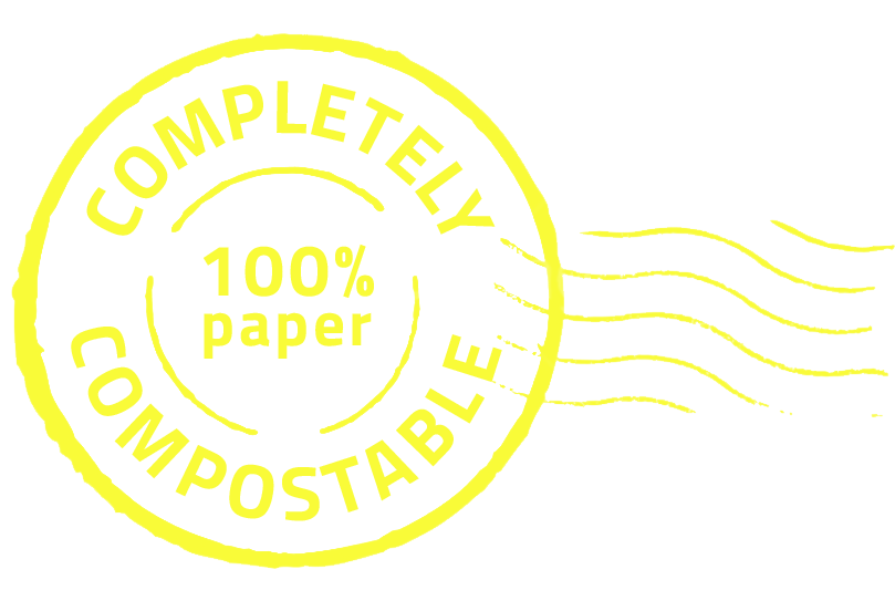 completely compostable 100% paper seal